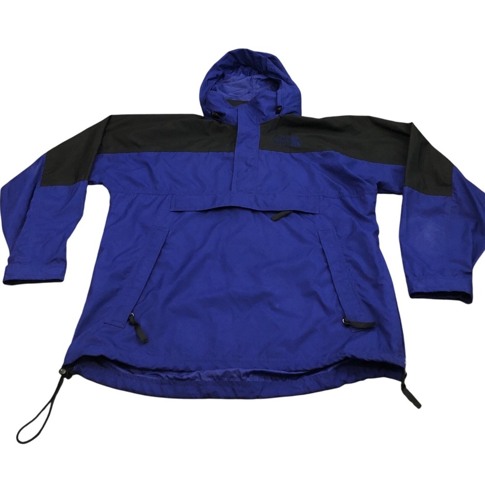 Vintage The North Face Anorak Pullover Jacket Mens Medium Hooded Windbreaker